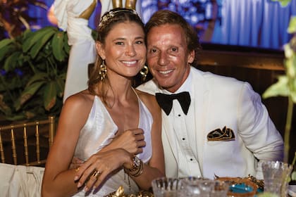 Carla Pereyra y Alejandro Gravier. muy amigos.