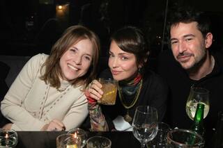 Dolores Fonzi, Santiago Mitre y Carla Peterson festejaron el éxito de Blondi con una exclusiva cena