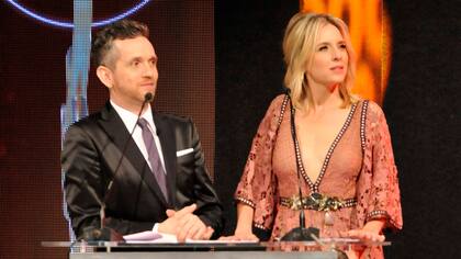 Carla Peterson y Diego Reinhold, los conductores de los premios Hugo