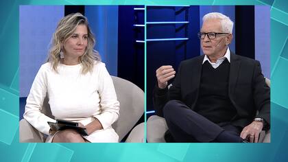 Carla Quiroga y Eduardo Costantini en el Summit de Real Estate