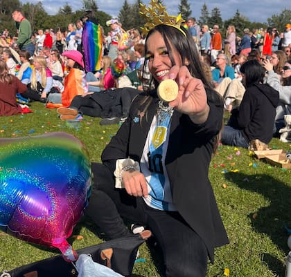 Carla Valvo está en Reikiavik con su emprendimiento de alfajores.