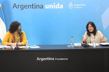 Carla Vizzotti y Vilma Ibarra tuvieron que explicar el giro sobre la ley de vacunas, después de medio año de polémica estéril