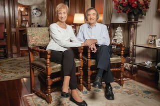 Carlitos Balá y el gran amor de su vida, Martha Venturiello, a quien conquistó “gracias al humor”