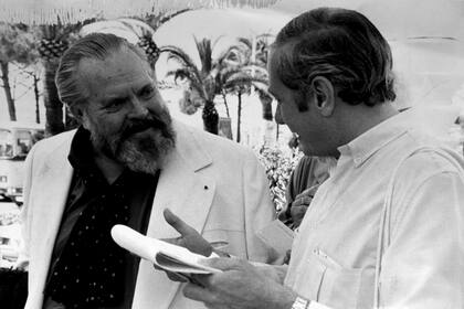 Morelli, junto a Orson Welles