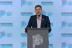 Carlos Bianco confirmó que los primeros resultados estarán a partir de las 21