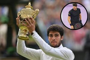 Carlos Alcaraz ganó su primer Wimbledon y recibió la felicitación de Juan Martín del Potro