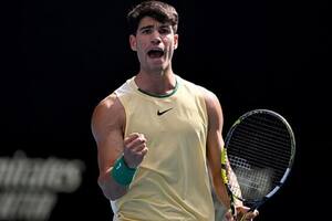 Alcaraz reveló cuál es su cábala en el Australian Open e hizo reír a todo el estadio