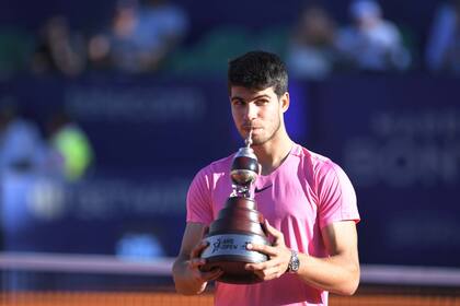 Carlos Alcaraz se coronó este año en Buenos Aires, al derrotar al británico Cameron Norrie en la final