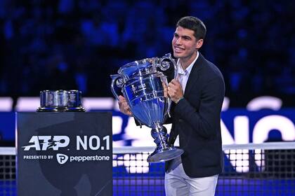 Carlos Alcaraz terminó la temporada 2022 como el N° 1 del ranking mundial de la ATP