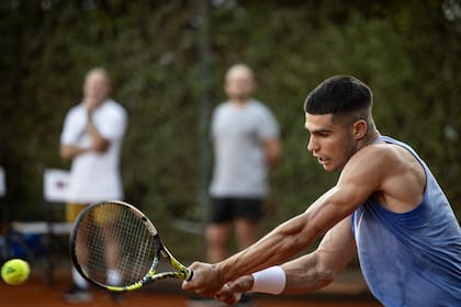Carlos Alcaraz y su primer ensayo en el ATP de Buenos Aires
