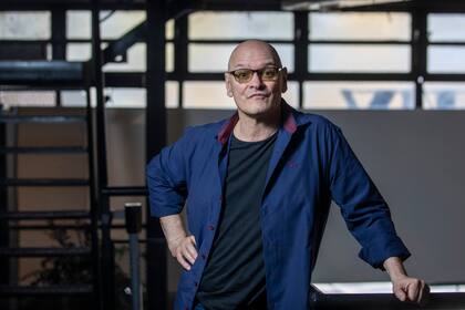 Carlos Belloso, días antes del estreno de su nuevo unipersonal, en la sala Muy
