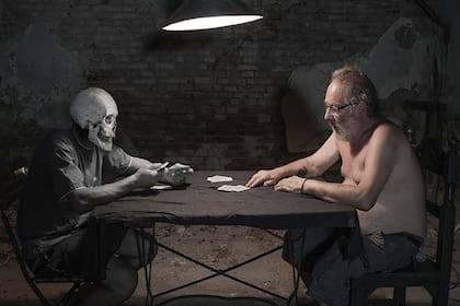 Otro autorretrato de la serie "Los miedos" de Bosch