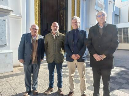 Carlos Castagnani, Elvio Guía, Nicolás Pino y Miguel Simioni