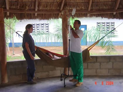 Carlos Chaccour hizo su año rural en el ambulatorio de la Fundación Maniapure, en la Amazonía venezolana