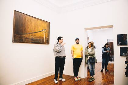 Carlos Cima, artista de la galería Constitución (foto: Andrea Massinelli)