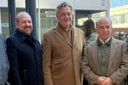 Carlos D’Alessandro, Nicolás Pino (SRA), y Beltrán Benedit