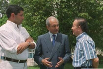 Carlos, Eduardo y Adrián Menem