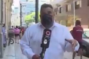 Carlos Ferrara se desmayó por el calor en la Ciudad