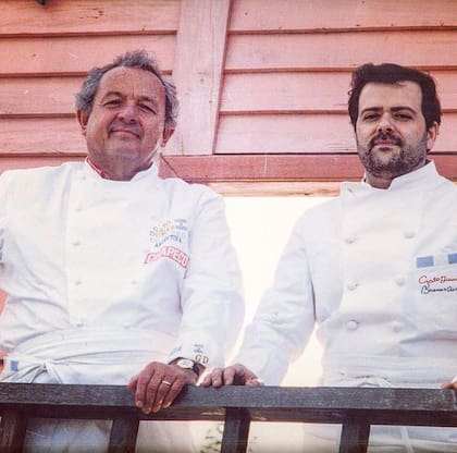 Carlos "Gato" Dumas y Guillermo Calabrese, una gran dupla gastronómica