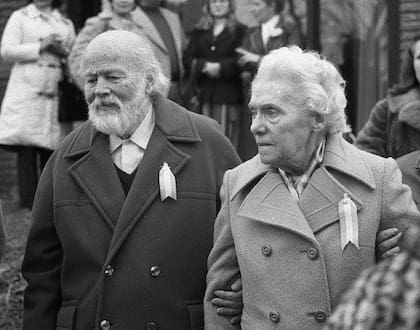 Carlos Gesell y Emilia Luther en 1978