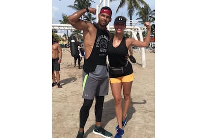 Carlos Gómez "El Cañón" fue entrenador personal de Jessica Carrillo