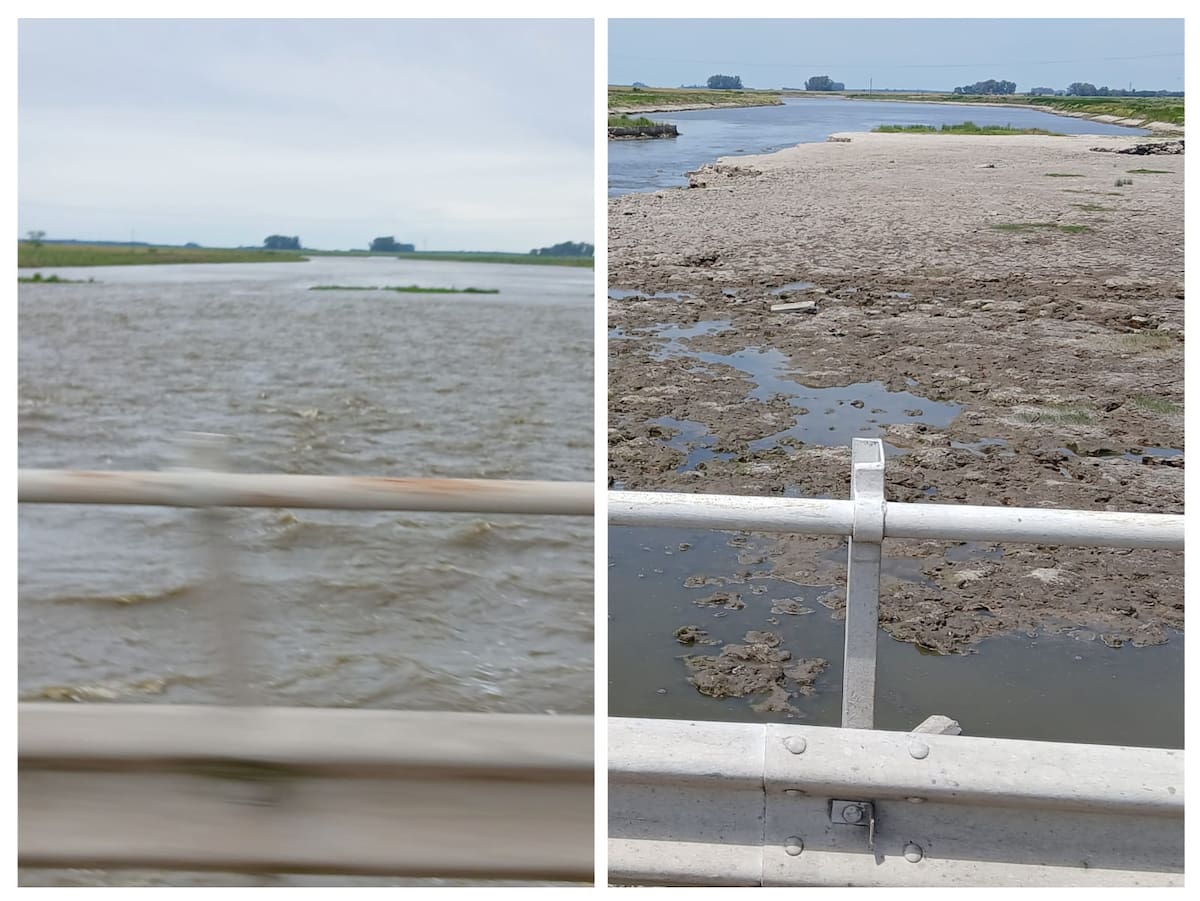 Uma imagem maravilhosa que mostra dois extremos climáticos em um período muito curto de tempo