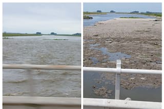 La contundente imagen que muestra dos extremos del clima en muy poco tiempo
