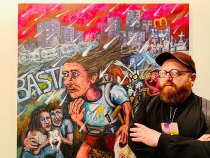 Carlos Herrera con "La huida" (2024), de Porkeria Mala, en NN