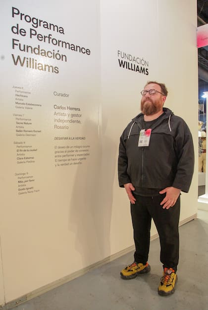 Carlos Herrera, curador del Programa de Performance de Fundación Willis