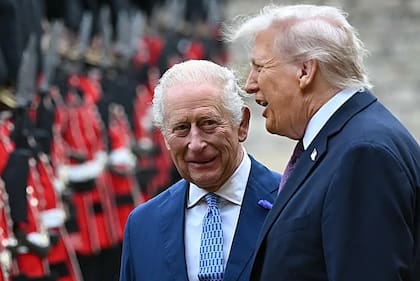 Carlos III y Donald Trump