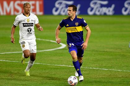 Carlos Izquierdoz asumió la capitanía de Boca tras la salida de Tevez y mantuvo su buen nivel
