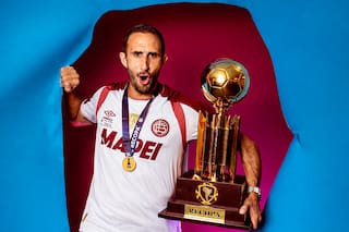 Izquierdoz, del golpe del Lanús campeón en el Maracaná a su futuro como técnico o secretario deportivo
