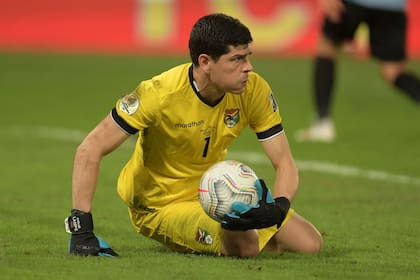 Carlos Lampe será el arquero titular de Bolivia para recibir a la selección argentina en La Paz