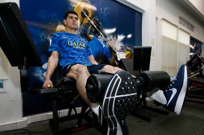 Carlos Lampe ya se entrena en Boca.