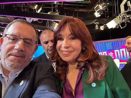 Carlos Maslatón junto a Cristina Kirchner
