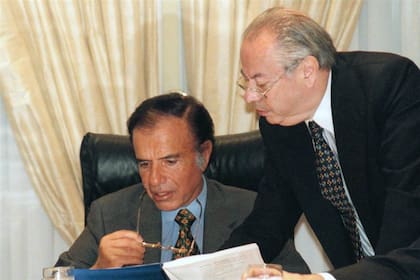 Carlos Menem y Carlos Corach