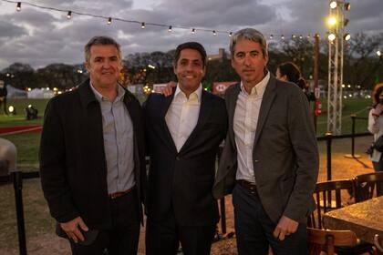 Carlos Menéndez Behety, Juan Marotta (HSBC) y Delfín Uranga