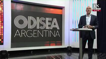 Carlos Pagni vuelve este lunes, a las 22, con su programa "Odisea Argentina" a la pantalla de LN+