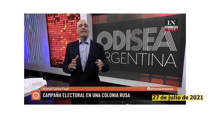 Carlos Pagni y su ciclo Odisea Argentina, nominados al Martín Fierro de Cable