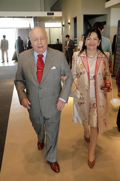 Carlos Pedro Blaquier y Cristina Khallouf.