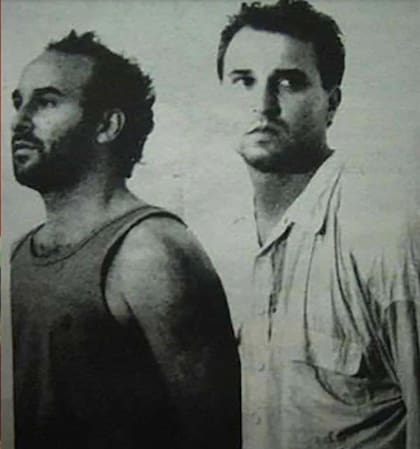 Carlos Perches (izquierda) fue uno de lo autores del "robo del siglo"