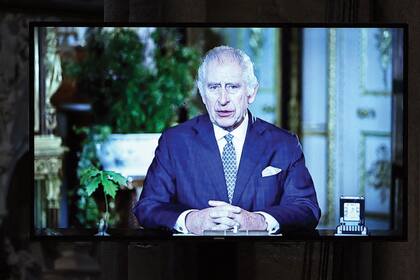 Carlos quiso participar de la celebración del Día de la Commonwealth y para eso grabó un discurso que se emitió a través de una pantalla gigante.