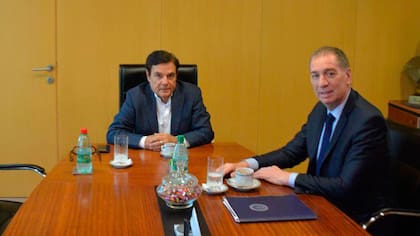 Carlos Rovira recibió a Diego Santilli en su despacho de la Legislatura misionera