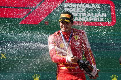 Carlos Sainz, ganador en Australia: una de las dos figuras de España junto con Fernando Alonso
