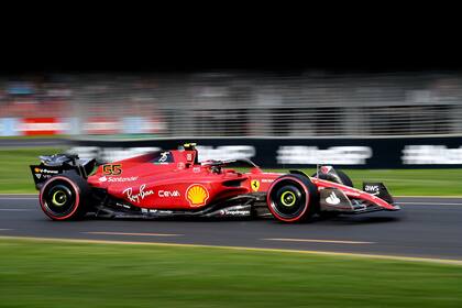 Carlos Sainz Jr, en su última participación en Albert Park Circuit, en Melbourne