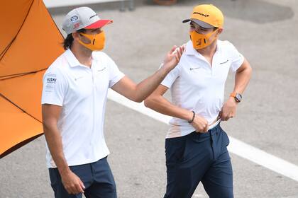 Carlos Sainz y Lando Norris, dos pilotos con una relación particular que posibilitaron el resurgimiento de McLaren 