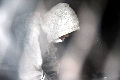 Carlos Savanz, detenido en la Comisaría Vecinal 1, de la Policía de la Ciudad