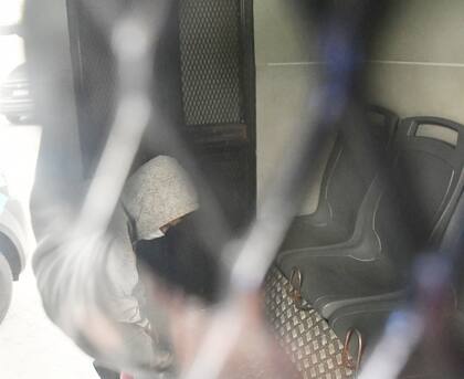 Carlos Savanz, detenido en la Comisaría Vecinal 1, de la Policía de la Ciudad