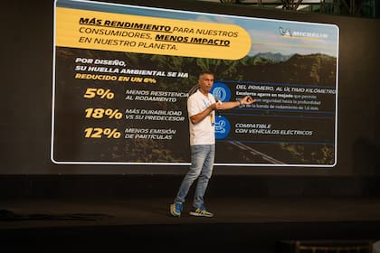 Carlos Spinazzola, responsable de marketing-producto de Michelin.