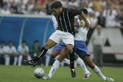 Carlos Tevez marcó 46 goles en 77 partidos en el club paulista